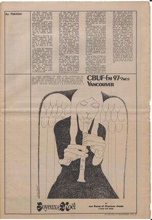 Le Soleil de Vancouver, December 17, 1971, page 3