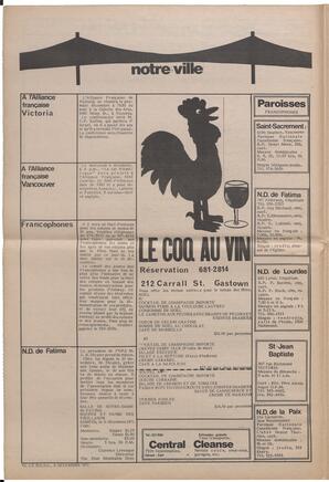 Le Soleil de Vancouver, December 3, 1971, page 6