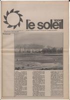 Le Soleil de Vancouver, November 26, 1971