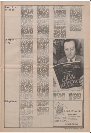 Le Soleil de Vancouver, November 26, 1971, page 11