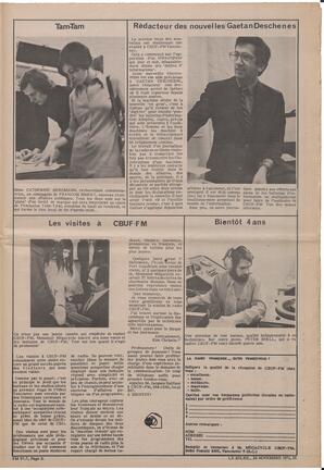 Le Soleil de Vancouver, November 26, 1971, page 9