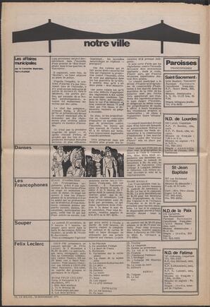 Le Soleil de Vancouver, November 19, 1971, page 6