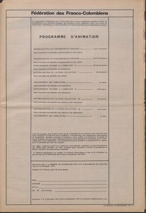 Le Soleil de Vancouver, November 19, 1971, page 5