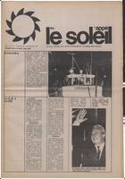 Le Soleil de Vancouver, November 5, 1971