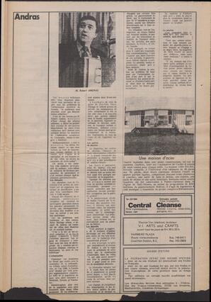Le Soleil de Vancouver, October 29, 1971, page 13