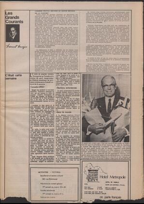 Le Soleil de Vancouver, October 29, 1971, page 3