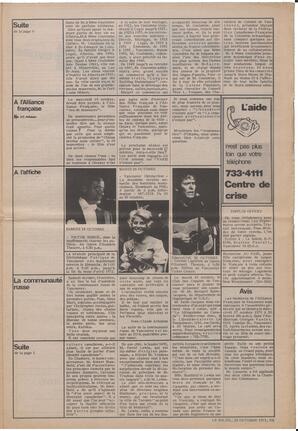 Le Soleil de Vancouver, October 22, 1971, page 7