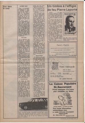 Le Soleil de Vancouver, October 22, 1971, page 3