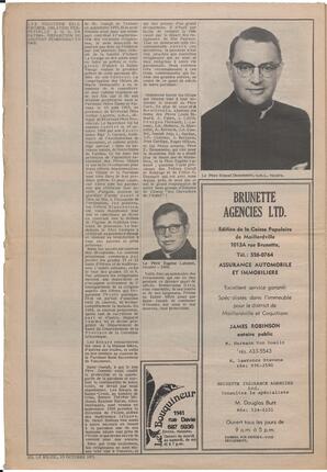Le Soleil de Vancouver, October 15, 1971, page 12