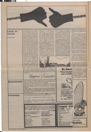 Le Soleil de Vancouver, October 15, 1971, page 4