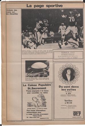 Le Soleil de Vancouver, October 8, 1971, page 14