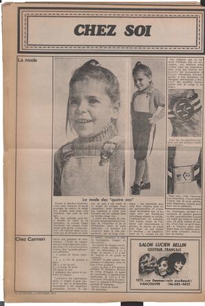 Le Soleil de Vancouver, October 8, 1971, page 10