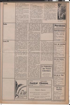 Le Soleil de Vancouver, October 8, 1971, page 3