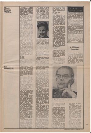 Le Soleil de Vancouver, October 1, 1971, page 11
