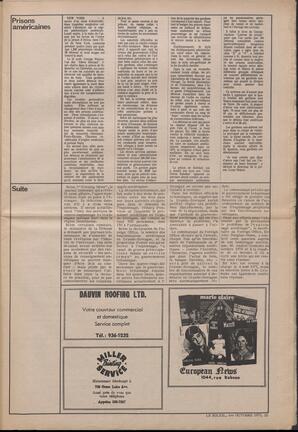 Le Soleil de Vancouver, October 1, 1971, page 3