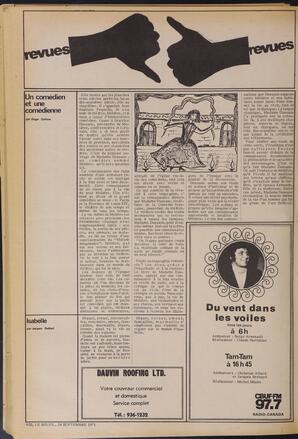 Le Soleil de Vancouver, September 24, 1971, page 8