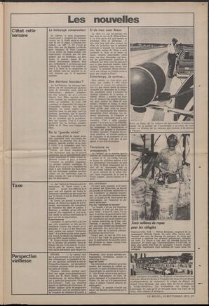 Le Soleil de Vancouver, September 10, 1971, page 15