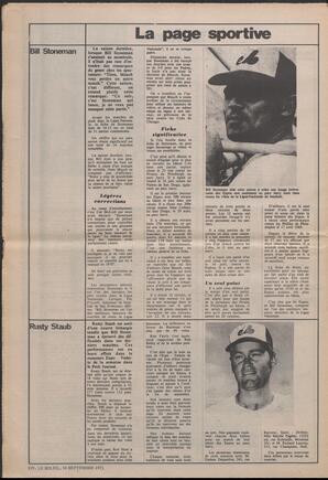 Le Soleil de Vancouver, September 10, 1971, page 14