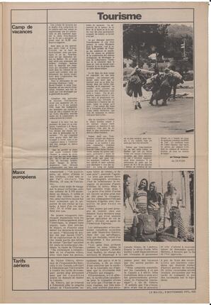 Le Soleil de Vancouver, September 3, 1971, page 13