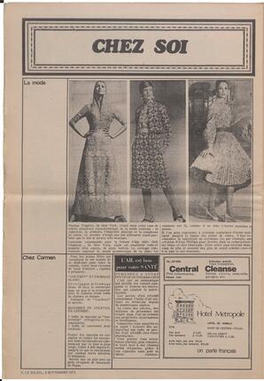 Le Soleil de Vancouver, September 3, 1971, page 10