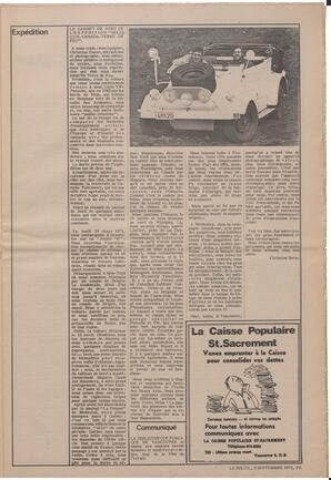 Le Soleil de Vancouver, September 3, 1971, page 7