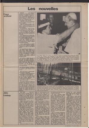 Le Soleil de Vancouver, August 27, 1971, page 15