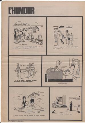 Le Soleil de Vancouver, August 27, 1971, page 12