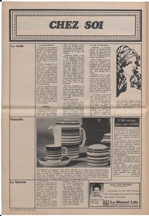 Le Soleil de Vancouver, August 20, 1971, page 6