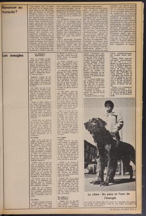 Le Soleil de Vancouver, August 13, 1971, page 5