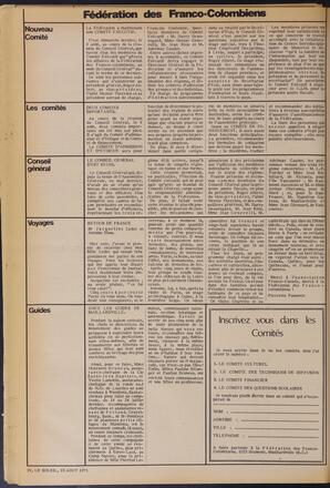 Le Soleil de Vancouver, August 13, 1971, page 4