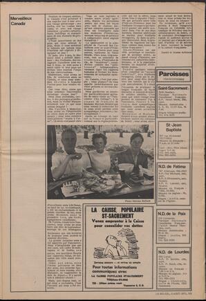 Le Soleil de Vancouver, August 6, 1971, page 7