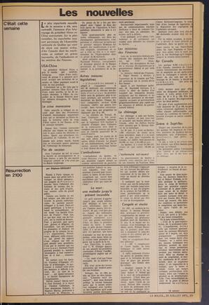 Le Soleil de Vancouver, July 23, 1971, page 15