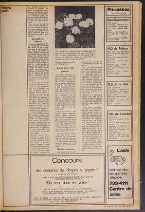 Le Soleil de Vancouver, July 23, 1971, page 11