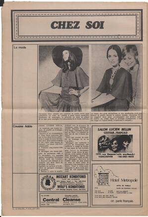 Le Soleil de Vancouver, July 9, 1971, page 10