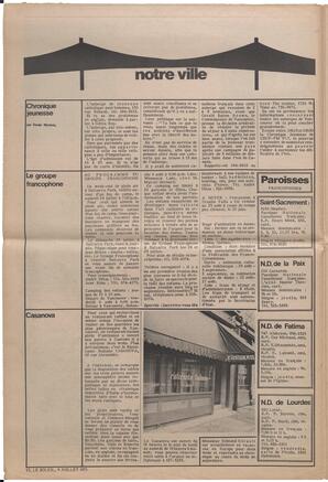 Le Soleil de Vancouver, July 9, 1971, page 6