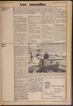 Le Soleil de Vancouver, July 2, 1971, page 15