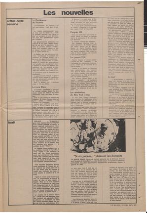 Le Soleil de Vancouver, June 25, 1971, page 15