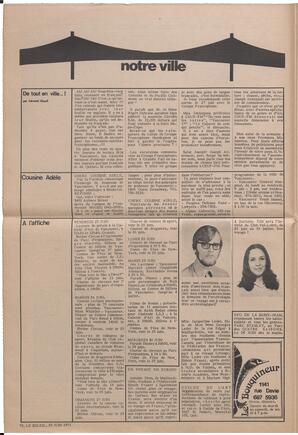 Le Soleil de Vancouver, June 25, 1971, page 6
