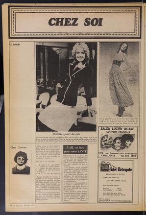 Le Soleil de Vancouver, May 14, 1971, page 6