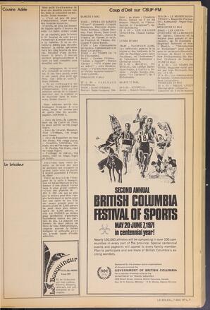 Le Soleil de Vancouver, May 7, 1971, page 5