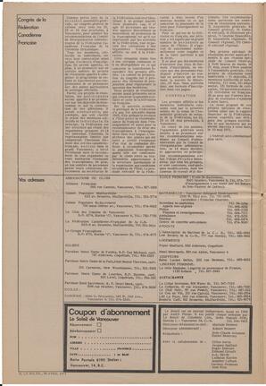 Le Soleil de Vancouver, April 30, 1971, page 2