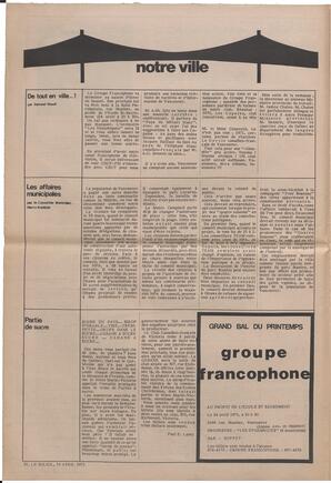 Le Soleil de Vancouver, April 16, 1971, page 4