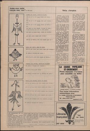 Le Soleil de Vancouver, April 2, 1971, page 14