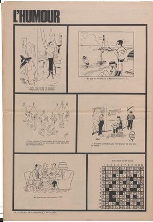 Le Soleil de Vancouver, April 2, 1971, page 12