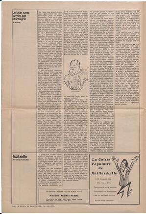 Le Soleil de Vancouver, April 2, 1971, page 8