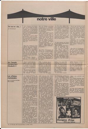 Le Soleil de Vancouver, April 2, 1971, page 4