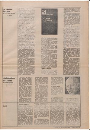 Le Soleil de Vancouver, April 2, 1971, page 3