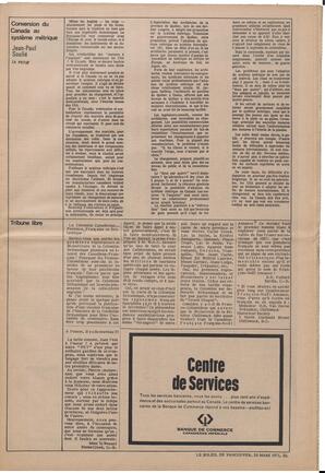 Le Soleil de Vancouver, March 26, 1971, page 3