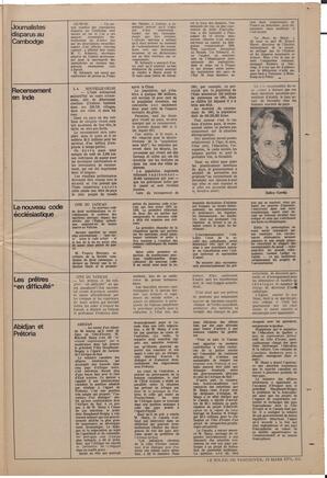 Le Soleil de Vancouver, March 19, 1971, page 15