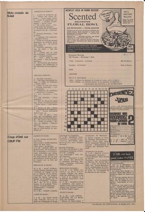 Le Soleil de Vancouver, March 19, 1971, page 13
